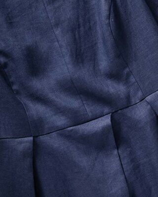 Highmoor Leinenkleid, Blau