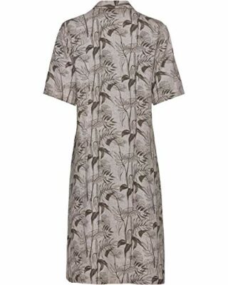 Highmoor Leinenkleid Hemdblusenkleid, Grau