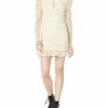 House of Harlow 1960 Henrik Mini Kleid, Beige