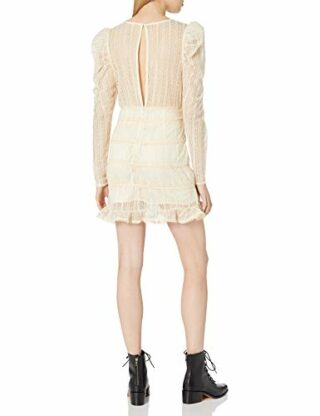 House of Harlow 1960 Henrik Mini Kleid, Beige
