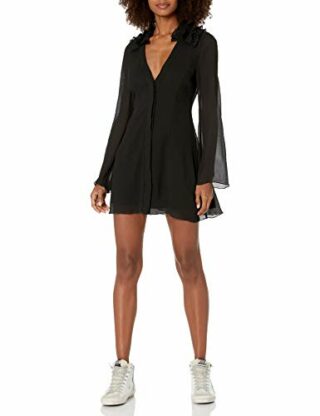 House of Harlow 1960 Soleil Mini Kleid, Schwarz