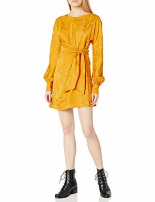 House of Harlow Clark Cocktail-Kleid, Minikleid, Gelb