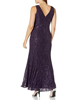 Ignite Abendkleid mit Pailletten, Lila