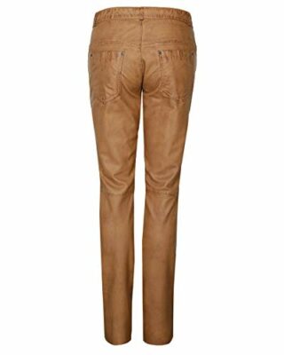 JCC 31019444 Damen Lederhose 5-Pocket, Braun