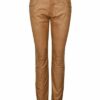 JCC 31019444 Damen Lederhose 5-Pocket, Braun