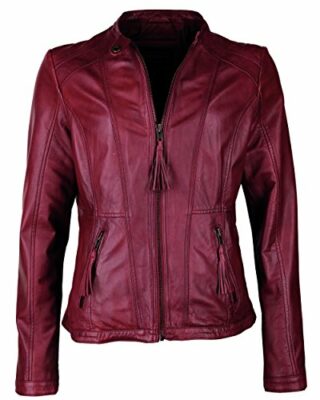 JCC 6011099-2 Lederjacke Damen, Rot