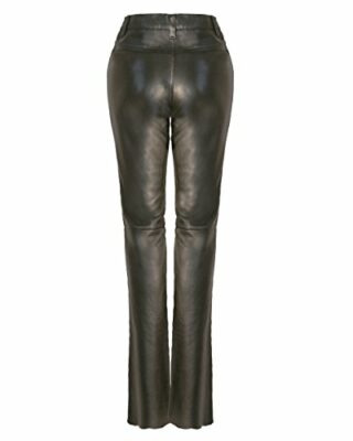 JCC Amsterdam Damen Lederhose, Schwarz