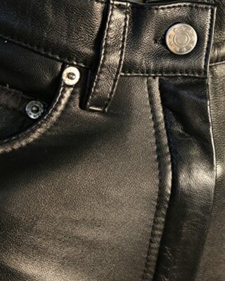 JCC Amsterdam Damen Lederhose, Schwarz