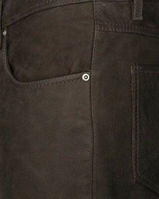 JCC Phill Herren Lederhose mit geradem Bein, Braun