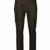 JCC Phill Herren Lederhose mit geradem Bein, Braun