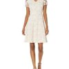 KARL LAGERFELD Paris Abendkleid mit Spitze, Beige