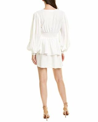 Keepsake the Label Secure Princess Ausgestelltes Minikleid mit Ärmeln, Beige