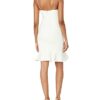 LIKELY Banks Figurbetontes Minikleid Cocktailkleid, Weiß