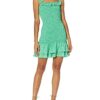 LIKELY Nina kurzes Kleid, Minikleid, Sommerkleid, Grün