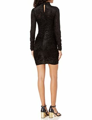LIKELY Wylie Miniklied mit Leopardenmuster, Schwarz