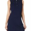 Lacoste EF1353 Robe Hemblusenkleid, Blau