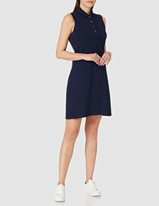 Lacoste EF1353 Robe Hemblusenkleid, Blau