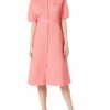Lacoste EF5471 Robe Ausgestelltes Kleid, Pink