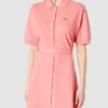 Lacoste EF5471 Robe Ausgestelltes Kleid, Pink