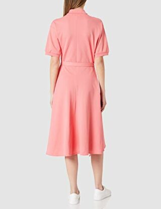 Lacoste EF5471 Robe Ausgestelltes Kleid, Pink