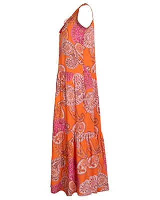 Lieblingsstück RomeaL Ausgestelltes Kleid, Orange