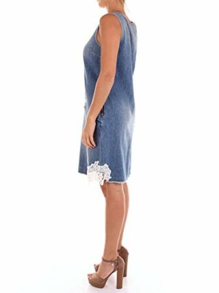 Love Moschino Jeanskleid Ausgestelltes Kleid, Blau