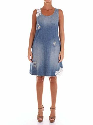 Love Moschino Jeanskleid Ausgestelltes Kleid, Blau