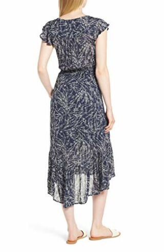 Lucky Brand Felice Blumenkleid, Blau