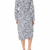 Lucky Brand Tricia Langärmliges Westernkleid, Blau