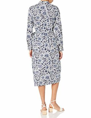 Lucky Brand Tricia Langärmliges Westernkleid, Blau