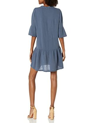 MONROW Hd0416 Mini Kleid, Blau