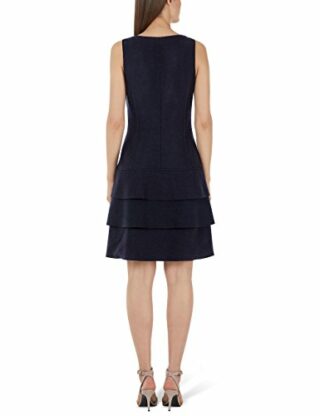 Marc Cain Additions HA 21.09 J30 Ausgestelltes Kleid, Blau