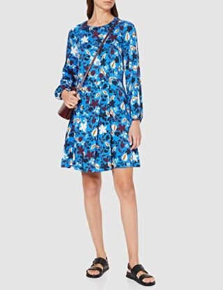 Marc O'Polo 001098521101 Ausgestelltes Kleid, Blau