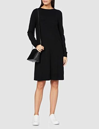 Marc O'Polo 009511867083 Strickkleid, Schwarz