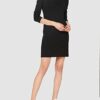 Marc O'Polo 011518367015 Strickkleid, Schwarz