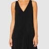 Marc O'Polo 107143221117 A-Linien-Kleid, Schwarz