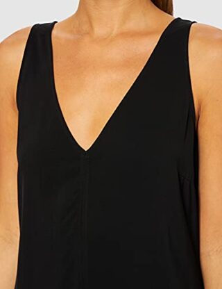 Marc O'Polo 107143221117 A-Linien-Kleid, Schwarz