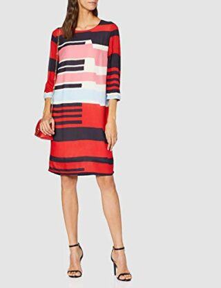 Marc O'Polo 701176521245 Abendkleid mit Allover-Print, Bunt