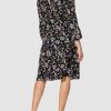 Marc O'Polo 708101821181 Ausgestelltes Kleid, Bunt