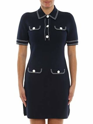 Michael Kors MS1802VBVC Strickkleid, Blau