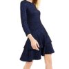 Michael Michael Kors Ausgestellte Kleid, Blau