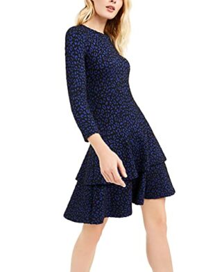 Michael Michael Kors Ausgestellte Kleid, Blau