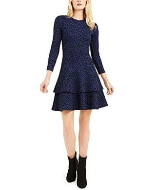 Michael Michael Kors Ausgestellte Kleid, Blau