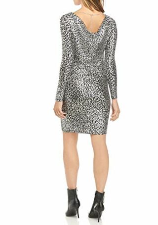 Michael Michael Kors Etuikleid mit Gepard-Print, Schwarz