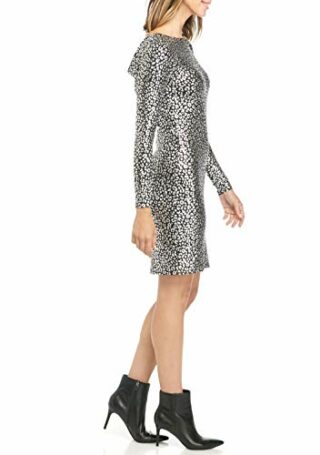Michael Michael Kors Etuikleid mit Gepard-Print, Schwarz