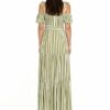 Michael Michael Kors Maxikleid mit Bindeärmeln, Grün