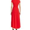 Michael Michael Kors Maxikleid mit Flügelärmeln, Rot