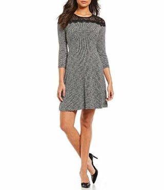 Michael Michael Kors Minikleid aus Spitze, Schwarz