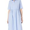 Noa Noa Hemdblusenkleid, Blau