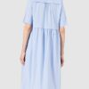 Noa Noa Hemdblusenkleid, Blau